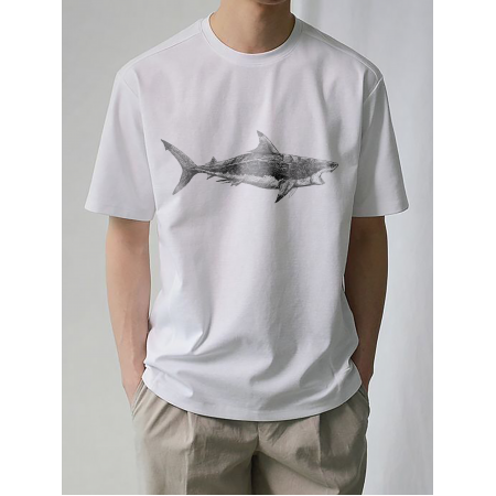 Tricou Shark bumbac